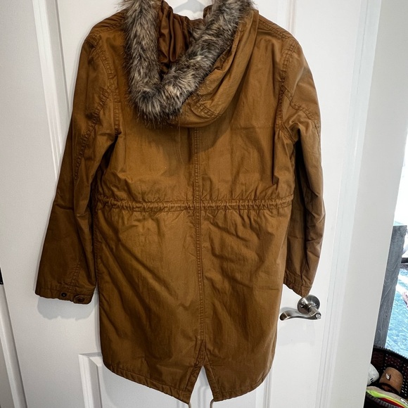 Old Navy Tan Winter Jacket Size Small - Picture 15 of 16